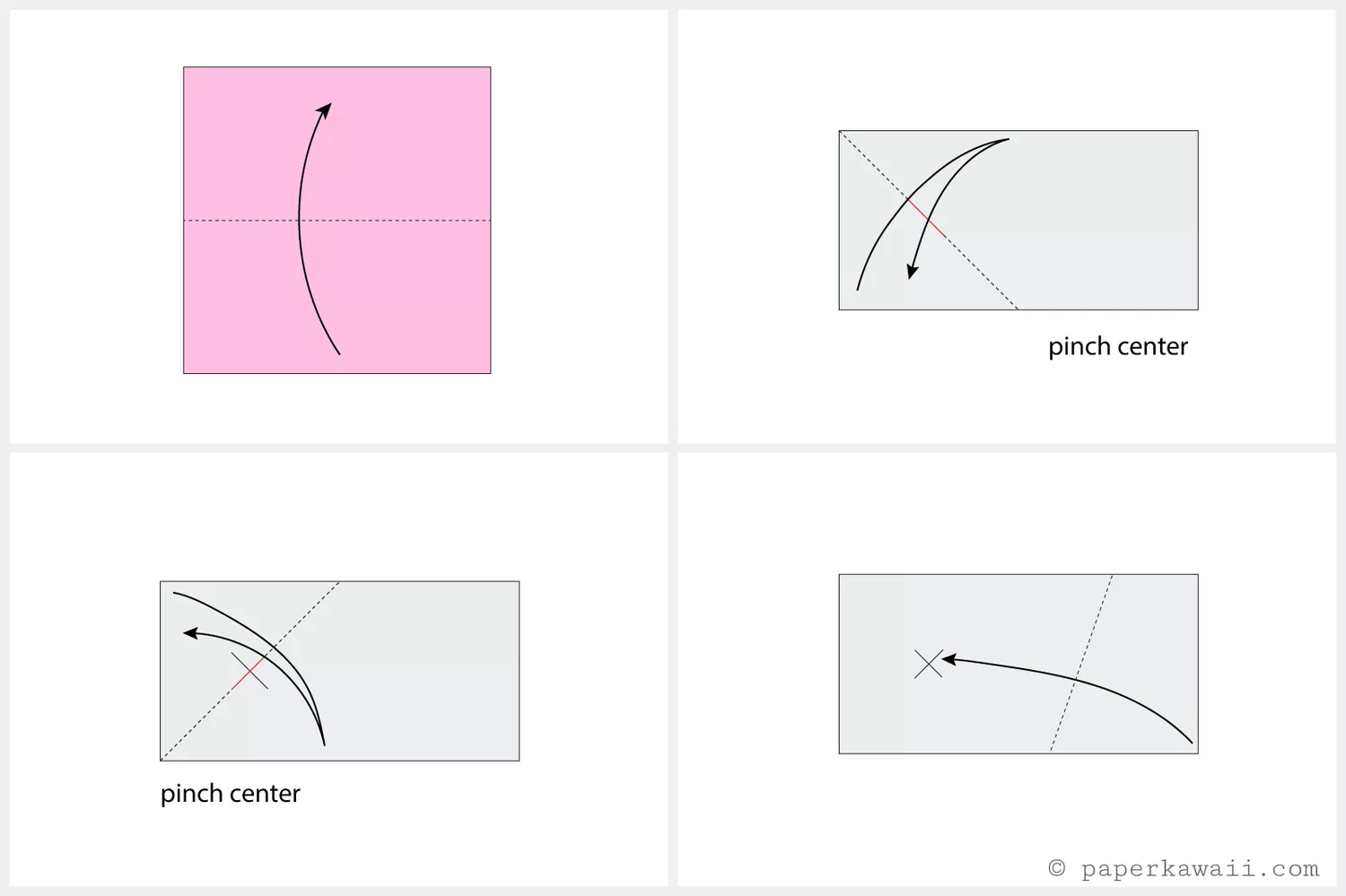 Origami Cherry Blossom Tutorial 01